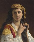 Charles-Amable Lenoir Jeune fille grecque oil painting artist